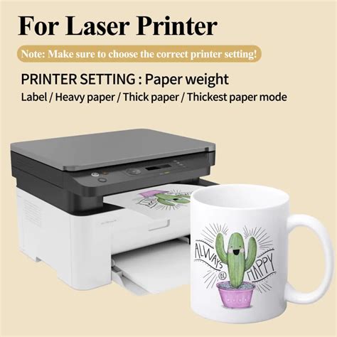 Waterslide Paper Laser Printer