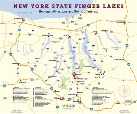 watkins glen state park map