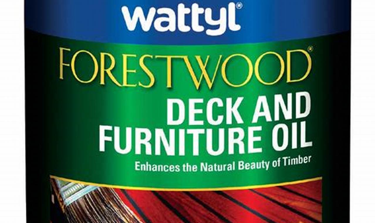 wattyl natural teak furniture and decking oil