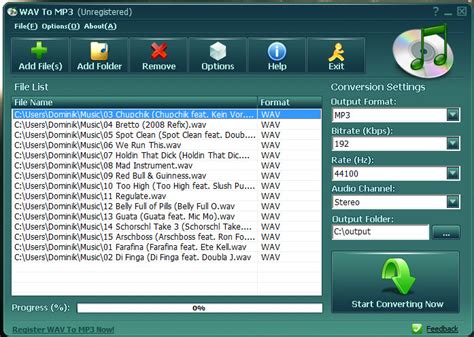 wav to mp3 conversion software