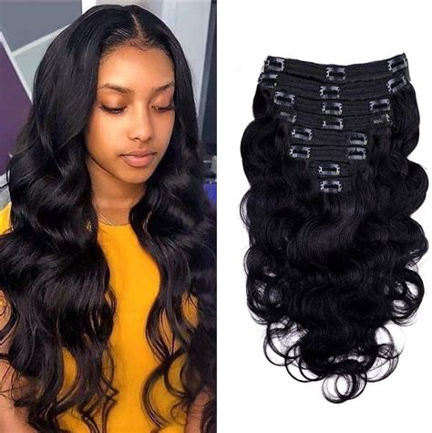 wave clip in hair extensions