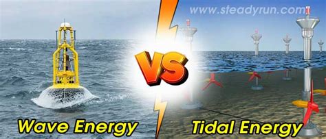wave energy and tidal energy difference