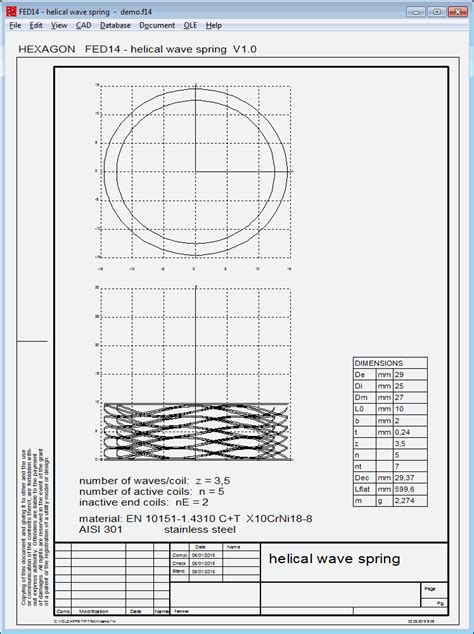 Wave Spring Calculator Excel