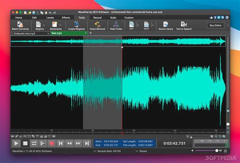 wavepad sound editor free