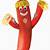 wavy arm guy inflatable costume