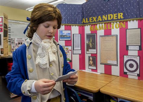 wax museum project for middle school student
