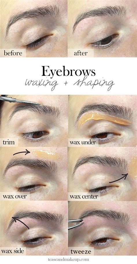 Waxing Thick Eyebrows
