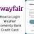 wayfair credit login