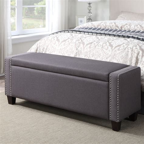 Three Posts Southampton Upholstered Storage Bedroom Bench & Reviews