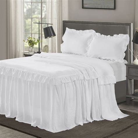 wayfair bedspreads queen white