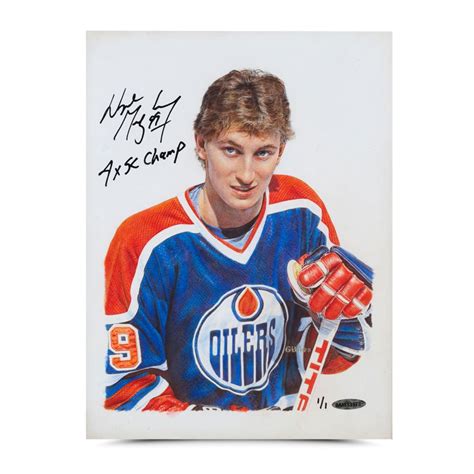 wayne gretzky signed card