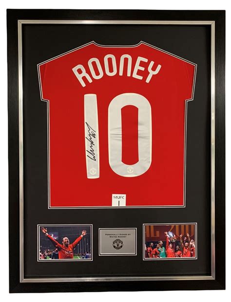 wayne rooney signed shirt