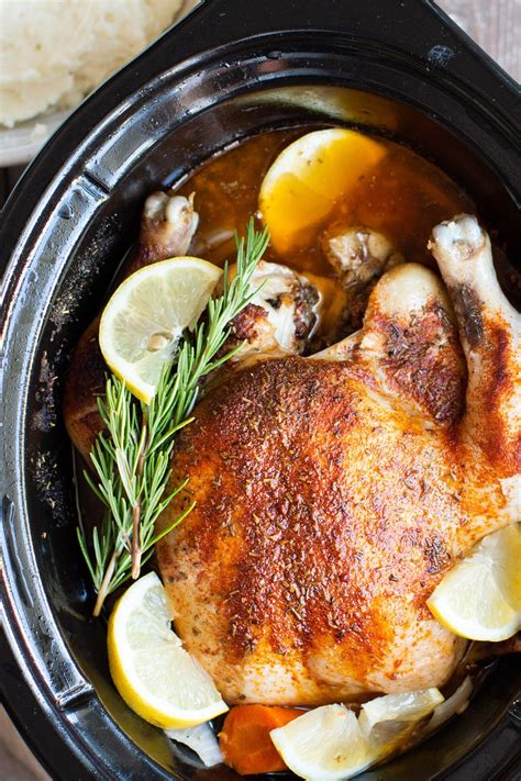 ways to cook a whole chicken in a crock pot