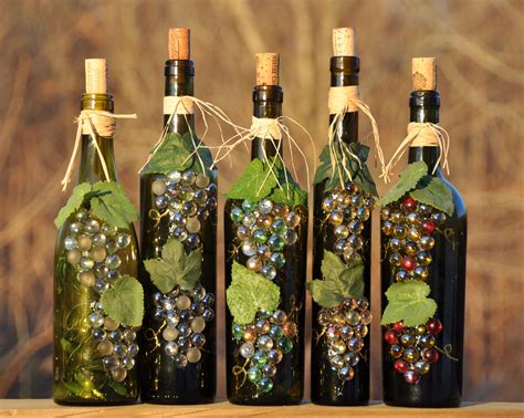 mirukumura.store:ways to decorate wine bottles