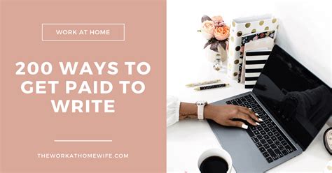 Ways To Get Paid To Write