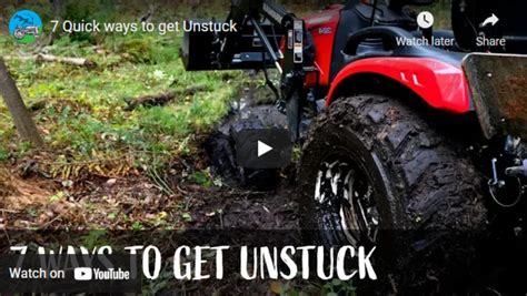 Ways To Get Tractor Unstuck
