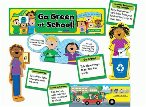 ways to go green at school