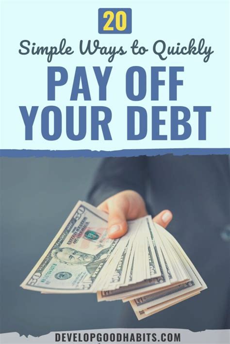 ways to pay off debt quickly