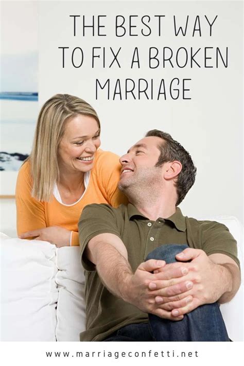 ways to repair a broken marriage