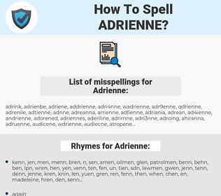 ways to spell adrienne