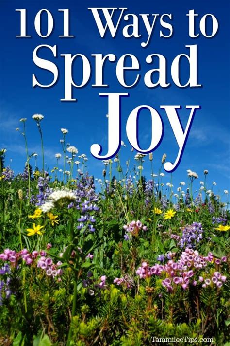 ways to spread joy