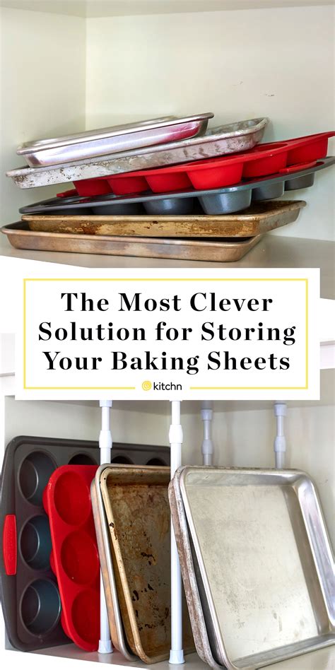 ways to store cookie sheets