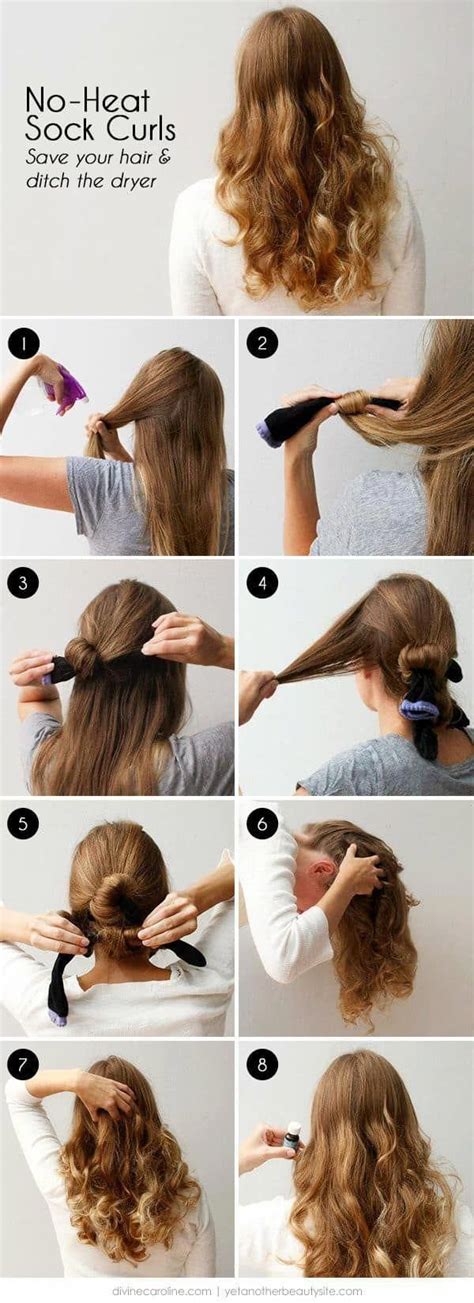 ways to style hair without heat