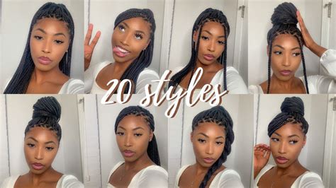 Fresh Ways To Style Knotless Braids For Long Hair