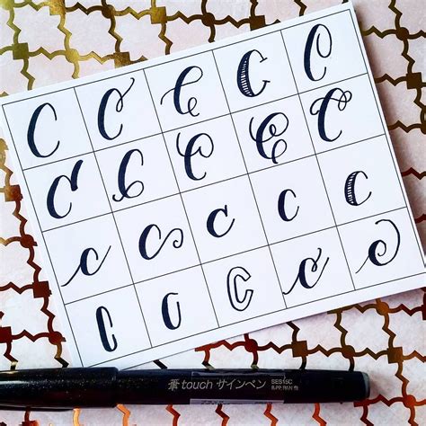 Ways To Write Letter C