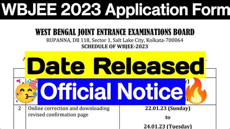 wbjee 2023 form fill up