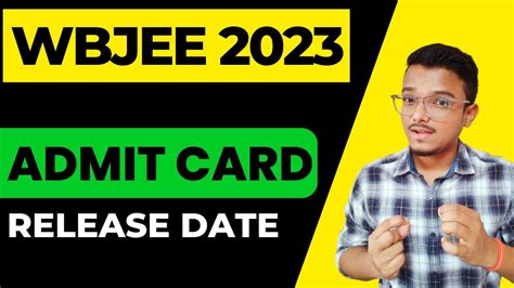 wbjee admit card release date