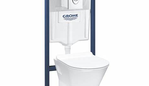 Wc Suspendu Grohe Solido Comfort Compact pack 5in1 Alpine Wit Saniweb.nl
