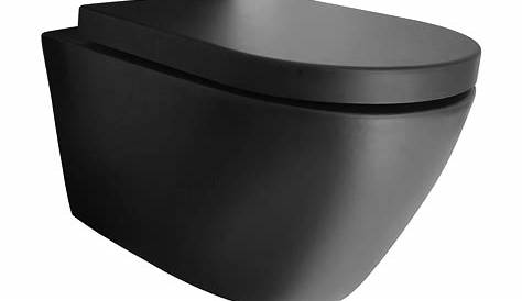 Wc Suspendu Noir Cuvette WC e Design SHUI COMFORT, Céramique e