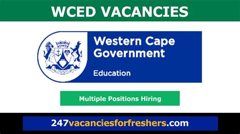 wced vacancies for educators