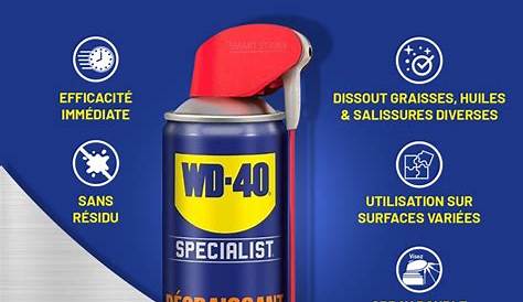 Wd 40 Specialist Degraissant WD ®, Super Dégraissant Action Rapide, Spray