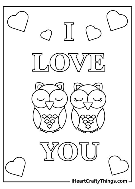 We Love You Coloring Pages: A Fun And Creative Way To Express Love