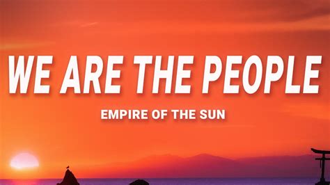 Текст песни We Are The People (Original mix) / {GD}, слова песни