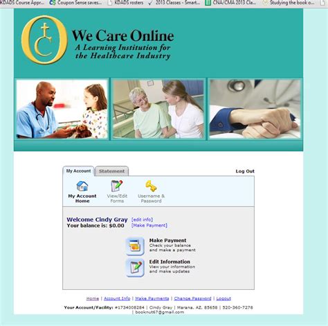 we care online canvas