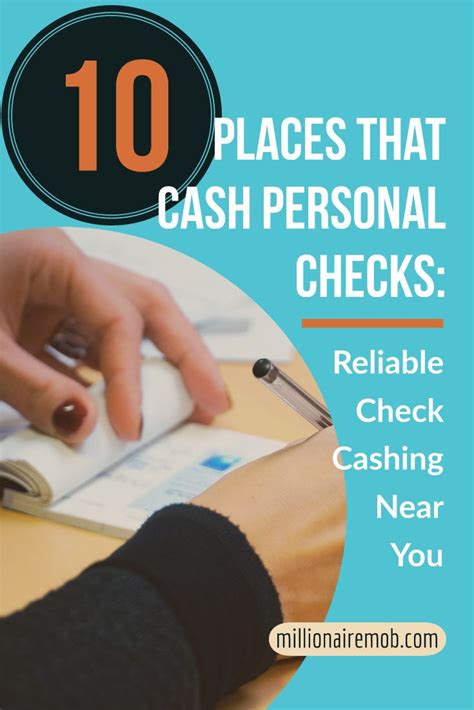 we cash personal checks