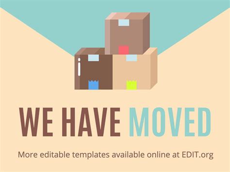 We Have Moved Office Email Template