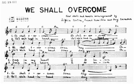 we shall overcome original song