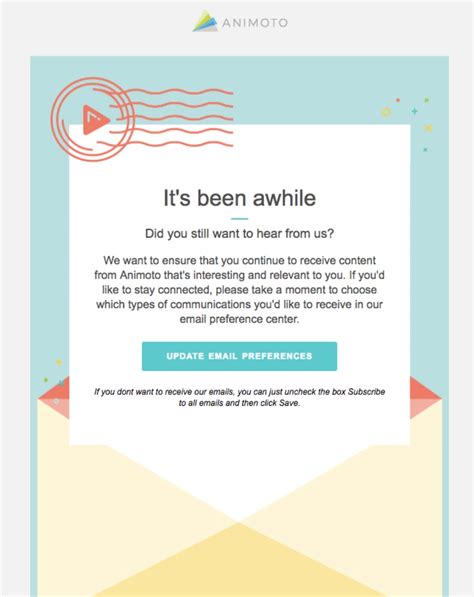 We Want You Back Email Template