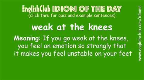 weak idioms