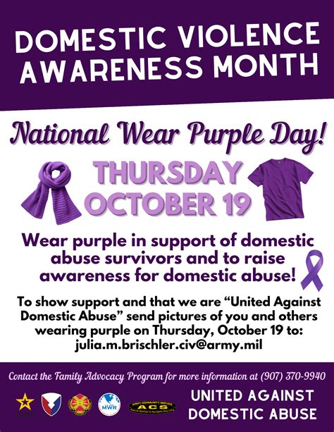 wear purple day 2023 domestic violence