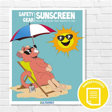 Wear Sunscreen Poster