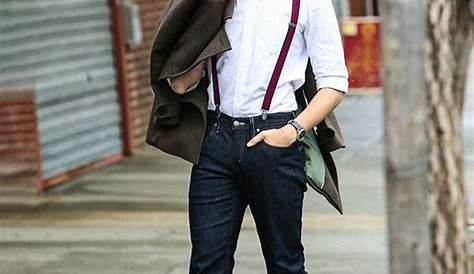 Wearing Suspenders With Jeans Roupas