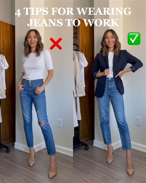 11 Ways You Should Be Wearing Jeans to Work Who What Wear