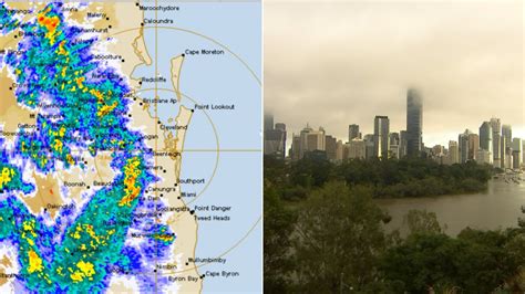 Brisbane Weather Hourly Bom / Bom Radar Image Of Thunderstorms On The