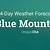 weather forecast blue mountains oregon