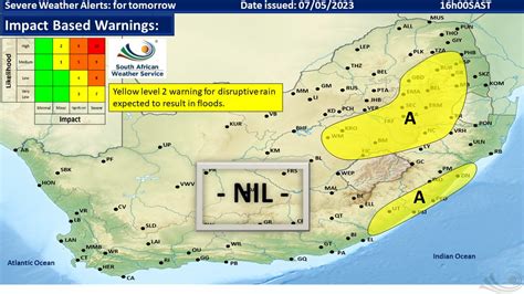 weather alerts for 3 days kzn